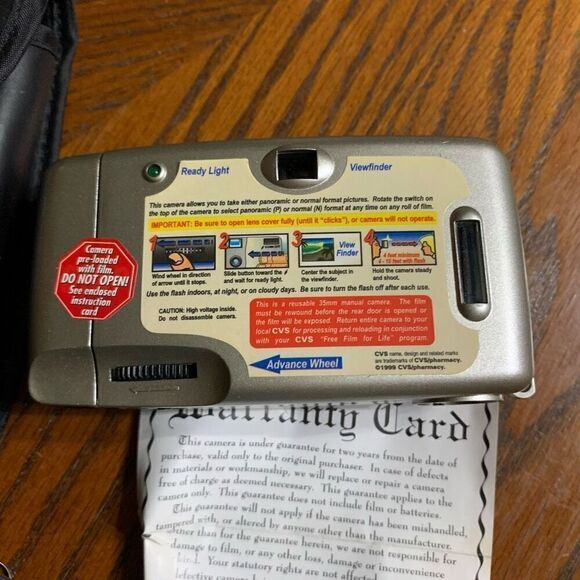 Vintage Sealed 1999 CVS 28mm Point And Shoot Camera Japan Lens - Picture 4 of 6
